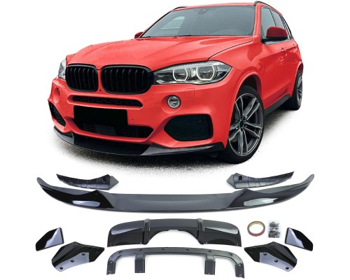 Bodykit BMW X5 F15 (2013-2018) - přední spoiler a zadní difuzor