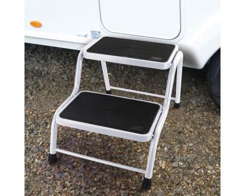 Dvojité schůdky pro karavany a obytné vozy