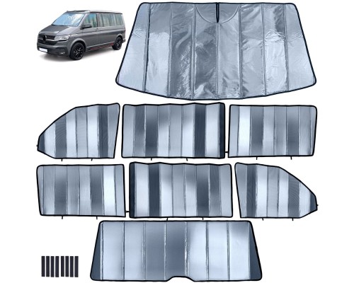 Sluneční clona / zatemnění Volkswagen Transporter T6.1 (2019+) - 8 dílů