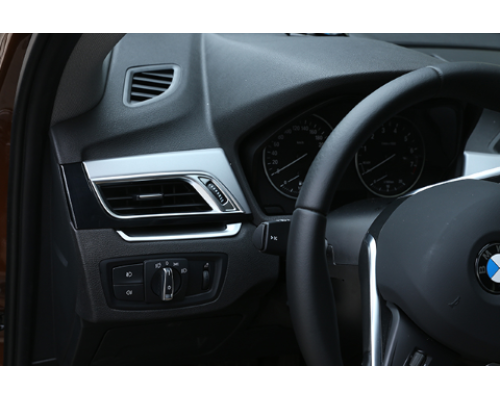 Chromové rámečky ventilace na palubce BMW X1 F48 (2015-2019)