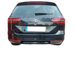 Nerezové koncovky, imitace výfuků Volkswagen Passat B8 