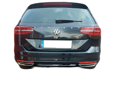 Nerezové koncovky, imitace výfuků Volkswagen Passat B8 