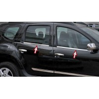 Nerezové lišty na okna Dacia Duster 1 (2010-2018)