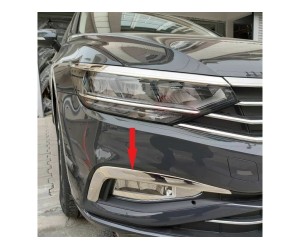 Nerezové rámečky mlhovek Volkswagen Passat B8.5 (2020+)