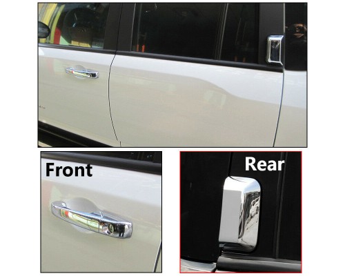 Chromové kryty kliky dveří JEEP Compass (2007-2016)