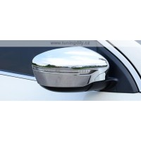 Chromové kryty zpětných zrcátek Nissan Qashqai / X-Trail