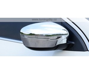 Chromové kryty zpětných zrcátek Nissan Qashqai / X-Trail