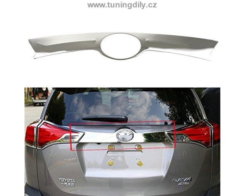 Chromová lišta nad SPZ Toyota RAV4 (2013-2018)