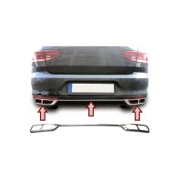 Nerezové koncovky, imitace výfuků Volkswagen Passat B8.5 3G2 (2019-2022)
