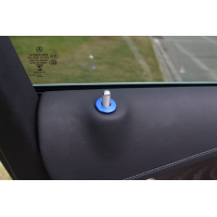 Kroužky na zámky dveří Mercedes W205/W213 modré (4 ks)