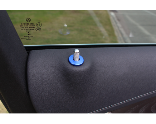 Kroužky na zámky dveří Mercedes W205/W213 modré (4 ks)