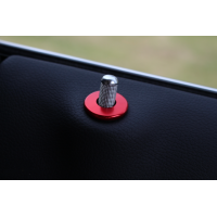 Kroužky na zámky dveří Mercedes W205/W213 červené (4 ks)