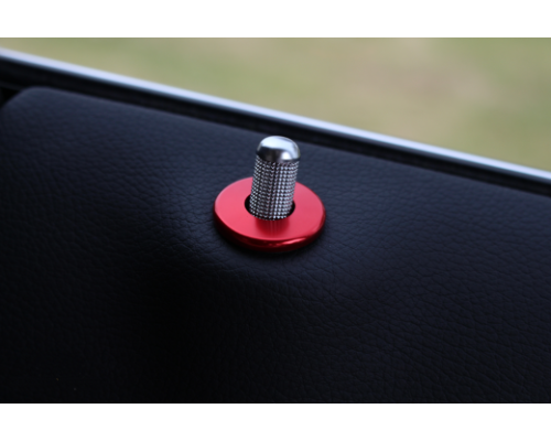 Kroužky na zámky dveří Mercedes W205/W213 červené (4 ks)