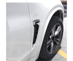 Chrom rámečky otvorů sání vzduchu v blatníku BMW X5 F15 / X6 F16