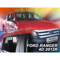 Deflektory na okna Ford Ranger T6/T7/T8 (2012-2023)