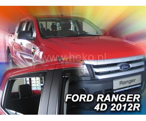 Deflektory na okna Ford Ranger T6/T7/T8 (2012-2023)