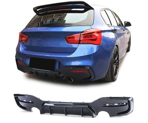 Zadní difuzor BMW 1 F20/F21 (2015-2019) - černý lesklý