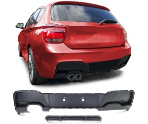 Zadní difuzor BMW 1 F20/F21 (2011-2015) - černý matný