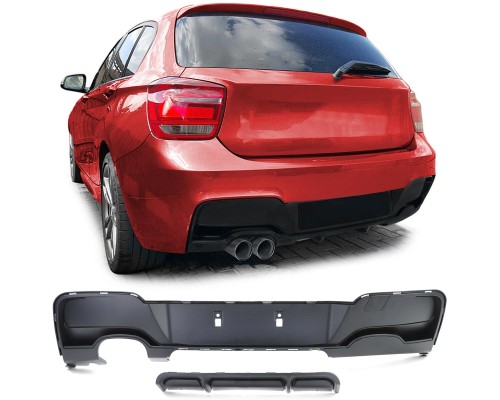 Zadní difuzor BMW 1 F20/F21 (2011-2015) - černý matný