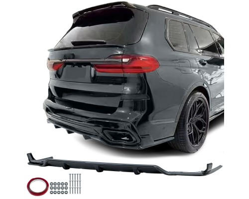 Zadní difuzor BMW X7 G07 (2019+) - černý lesklý