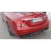 Zadní difuzor Mercedes Benz E W213 (2016-2020) AMG line - černé hranaté koncovky