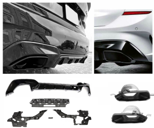 Zadní difuzor BMW 3 G20/G21 (2019-2022) M340i (s koncovkami)