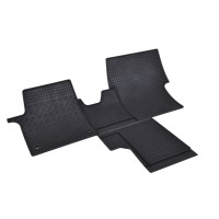 Gumové autokoberce Opel Zafira Life (2020+) - 1. řada + tunel