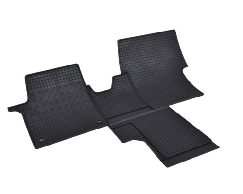 Gumové autokoberce Opel Zafira Life (2020+) - 1. řada + tunel