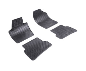 Gumové autokoberce Škoda Fabia III / Volkswagen Polo (2009-2016)
