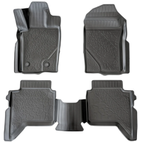 Gumové autokoberce Ford Ranger T9 / VW Amarok (2023+) - vysoký okraj 3D