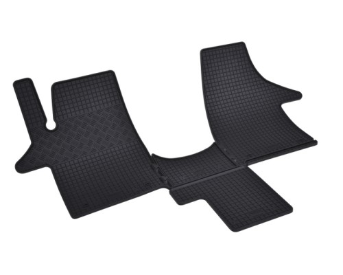 Gumové autokoberce Volkswagen T5/T6 (1. řada + tunel)