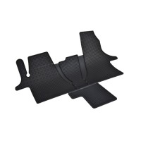 Gumové autokoberce Volkswagen T6.1 (1. řada + tunel)