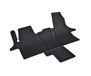 Gumové autokoberce Volkswagen T6.1 (1. řada + tunel)