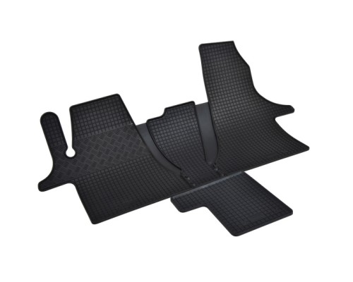 Gumové autokoberce Volkswagen T6.1 (1. řada + tunel)