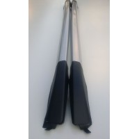 Hagusy, podélníky, nosiče Ford Ranger T6/T7/T8 double cab - stříbrné