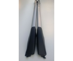 Hagusy, podélníky, nosiče Ford Ranger T6/T7/T8 double cab - stříbrné