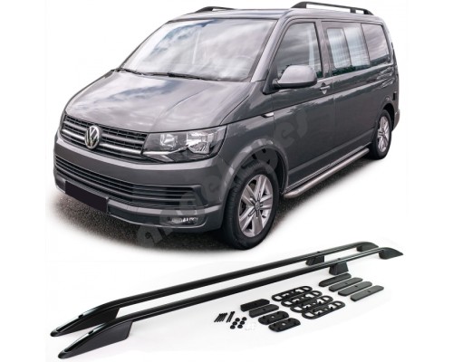 Hagusy, střešní nosiče Volkswagen Transporter T5/T6 (krátká verze) – v černé barvě