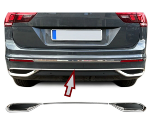 Nerezové koncovky Volkswagen Tiguan 2 (facelift)