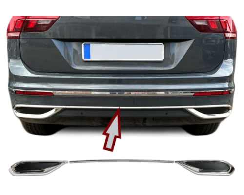 Nerezové koncovky Volkswagen Tiguan 2 (facelift)