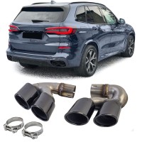 Nerezové koncovky BMW X5 G05 / X6 G06 / X7 G07  (2018+) s M-paketem