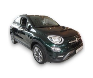 Kožený kryt kapoty Fiat 500X (2014+) - černý