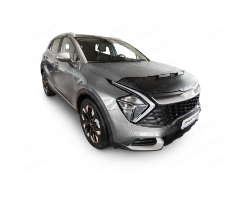 Kožený kryt/potah kapoty Kia Sportage NQ5 (2020+) - černý