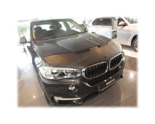 Kožený kryt/potah kapoty BMW X5 F15 (2013-2018) - černý