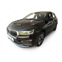 Škoda Fabia 4 - kožený kryt/potah kapoty