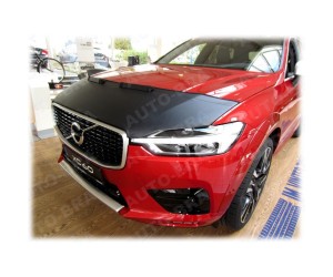 Kožený kryt/potah kapoty Volvo XC60 (2017+) - černý