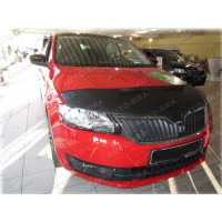 Kožený kryt/potah kapoty Škoda Rapid