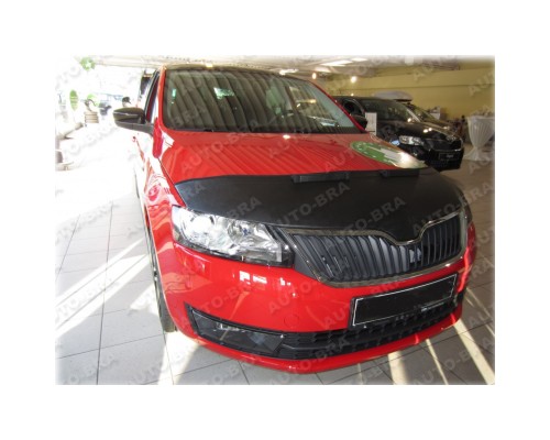 Kožený kryt/potah kapoty Škoda Rapid