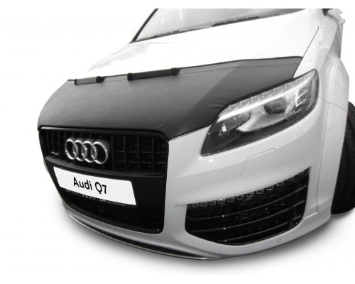 Audi Q7 (2005-2015) – kožený kryt/potah kapoty (vzhled carbon)