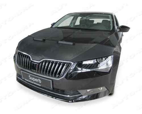 Škoda Superb 3 (2015+) – kožený kryt/potah kapoty