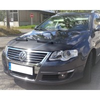 Volkswagen Passat B6 3C  – kožený kryt/potah kapoty, vzhled carbon 